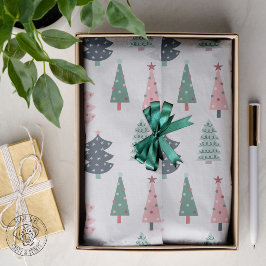 Papel De Seda Árvore de Natal Alegre