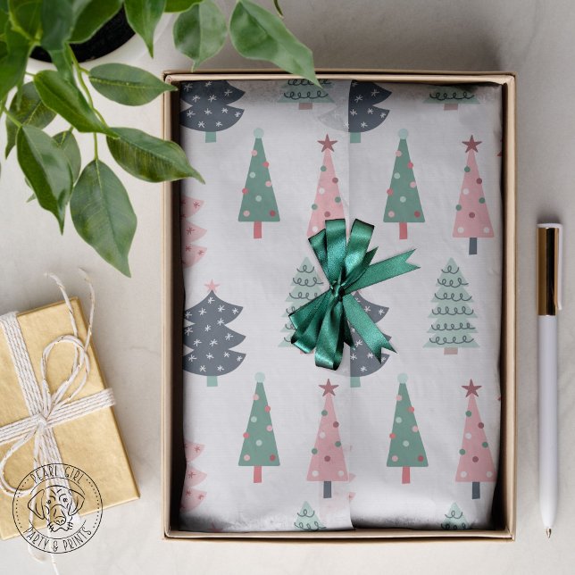 Papel De Seda Árvore de Natal Alegre (Criador carregado)