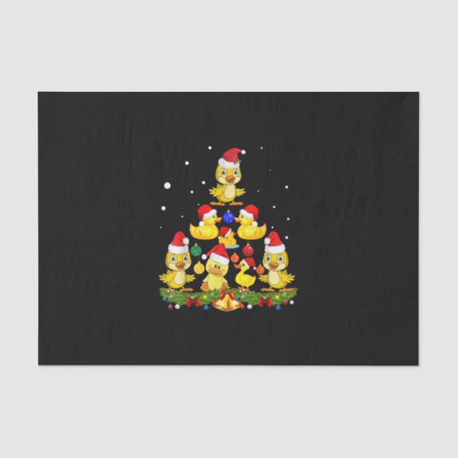 Papel De Seda Árvore de Natal Duck (Frente )