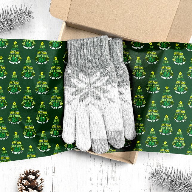 Papel De Seda Árvore de Natal Engraçada Sendo Acesa (Criador carregado)