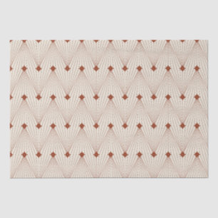 Papel De Seda Árvore de Natal geométrica elegante