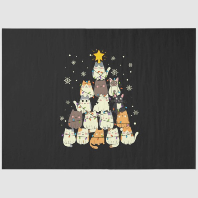 Papel De Seda Árvore de Natal Merry Xmas (Frente )