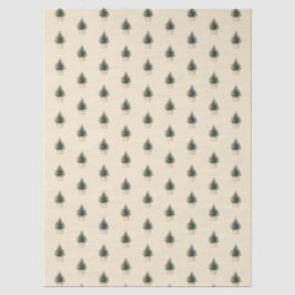 Papel De Seda Árvore de Natal Mínima da Rússia