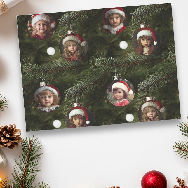 Papel De Seda Árvore de Natal Personalizada para Ornamentos de F (Criador carregado)