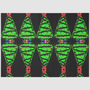 Papel De Seda Árvore de Natal Punk