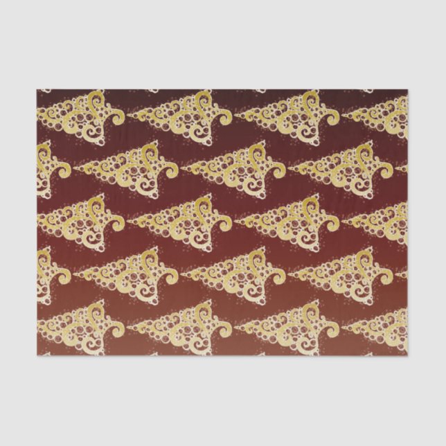 Papel De Seda Árvore de Natal Sparkly (Frente )