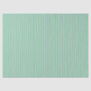 Papel De Seda Árvore de Natal Vintage Mint Green Pink Strike