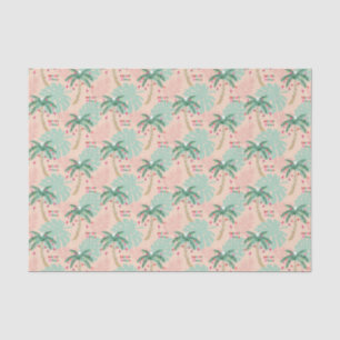 Papel De Seda Árvore de Palma de Natal Tropical Merry Xmas Decou