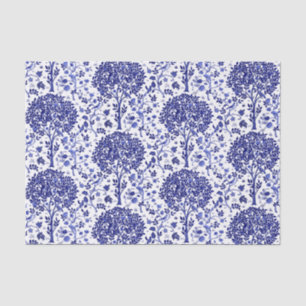 Papel De Seda Árvore de William Morris de vida, de azuis