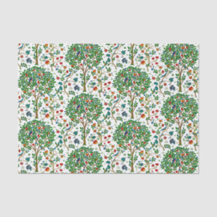 Papel De Seda Árvore de William Morris do teste padrão da vida