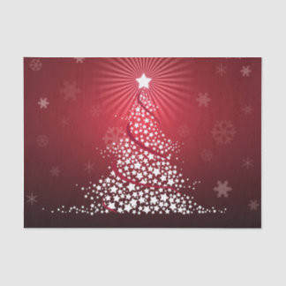 Papel De Seda Árvore e neve 2