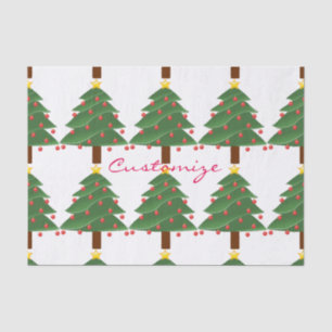 Papel De Seda Árvore Natal Thunder_Cove