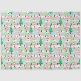 Papel De Seda Árvores de Natal