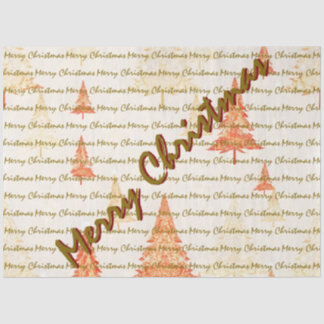 Papel De Seda Árvores de Natal de Luxo Natal Festivo