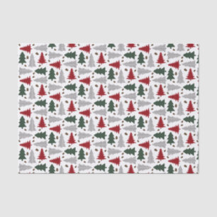 Papel De Seda Árvores de Natal do Estilo do País