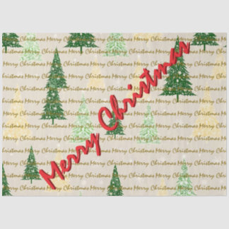 Papel De Seda Árvores de Natal Luxuosas Festivas de Natal