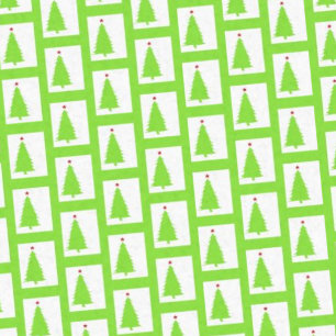 Papel De Seda Árvores de Natal Verdes