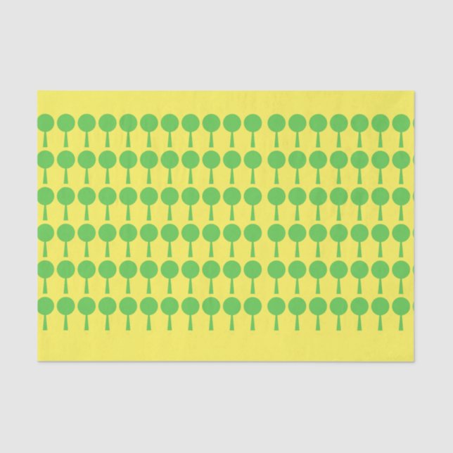 Papel De Seda Árvores do Dia da Terra (Frente )