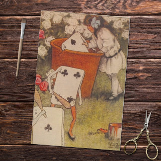 Papel De Seda As Aventuras de Alice nos Cartões do Clube das Mar