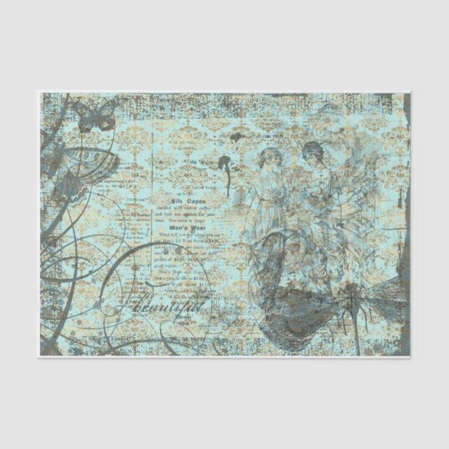 Papel De Seda As damas desacopladas (Frente )