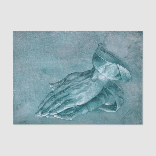 Papel De Seda As mãos de oração de Albrecht Durer (Frente )