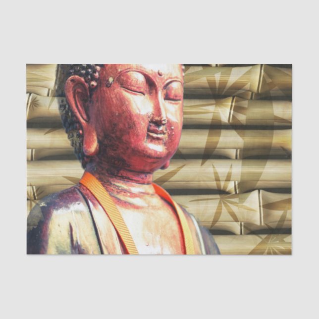 Papel De Seda Ásia Buddha (Frente )