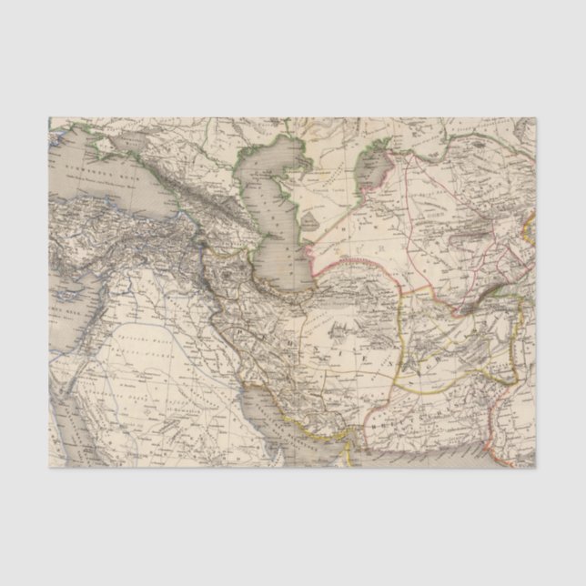 Papel De Seda Ásia ocidental (Frente )