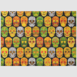 Papel De Seda Aspen Leaf Skulls padrão sem falhas 2018