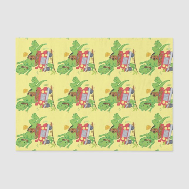 Papel De Seda Ataque T-Rex Scooby-Doo (Frente )
