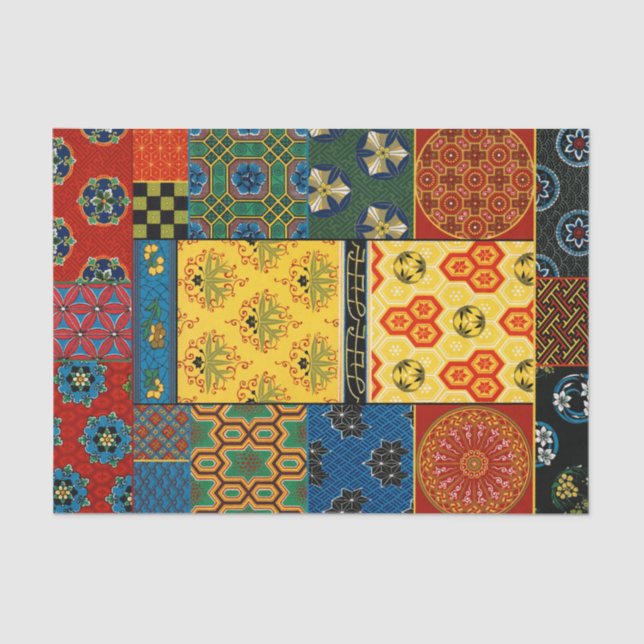 Papel De Seda Auguste Racinet Tissue Paper (Frente )