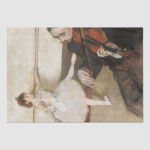 Papel De Seda Aula de Dança de Edgar Degas. Imigração venenosa