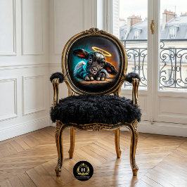 Papel De Seda Auréola Celestial Cordeiro Negro Anjo Decoupagem