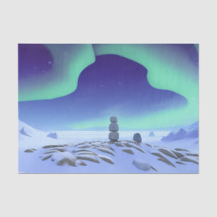 Papel De Seda Aurora Borealis: Luzes Dançantes Do Norte
