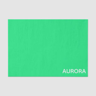Papel De Seda Aurora green color name