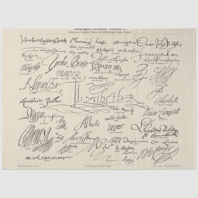 Papel De Seda Autografos do Script Manuscrito Familiar do Pessoa (Frente )
