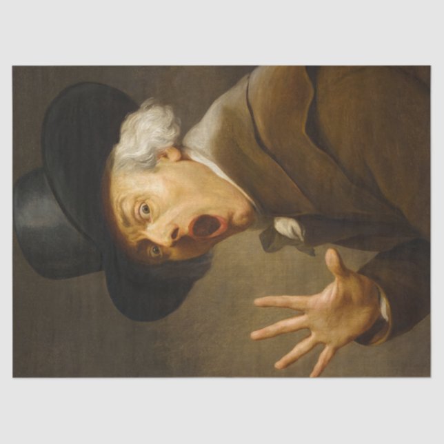 Papel De Seda Autorretrato, a surpresa de Joseph Ducreux (Frente )