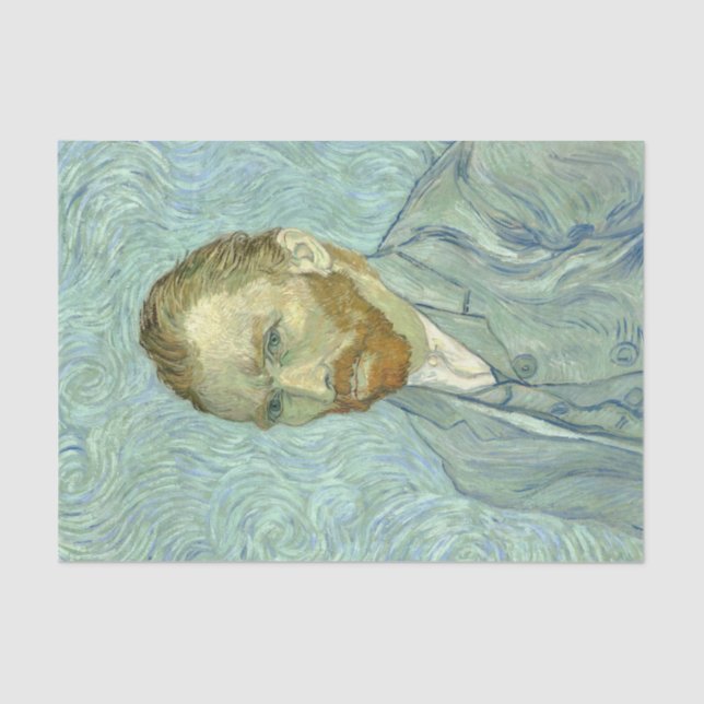 Papel De Seda Autorretrato de Vincent Van Gogh (Frente )