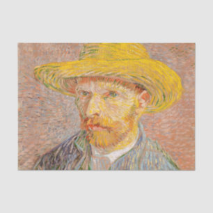 Papel De Seda Autorretrato impressionista de Vincent Van Gogh