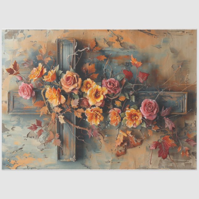 Papel De Seda Autumn Cross (Frente )