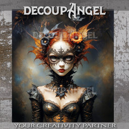 Papel De Seda Autumn Enchantress - Desligamento de Whispers Góti