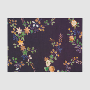 Papel De Seda Autumn Flower & Leaf, Design japonês