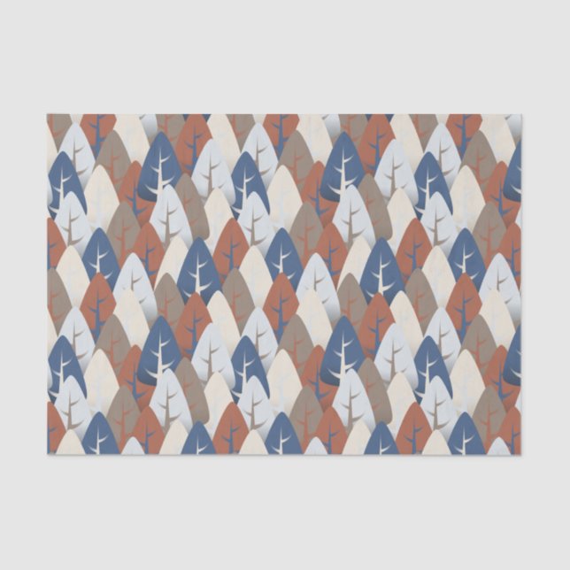 Papel De Seda Autumn Forest Medley (Frente )