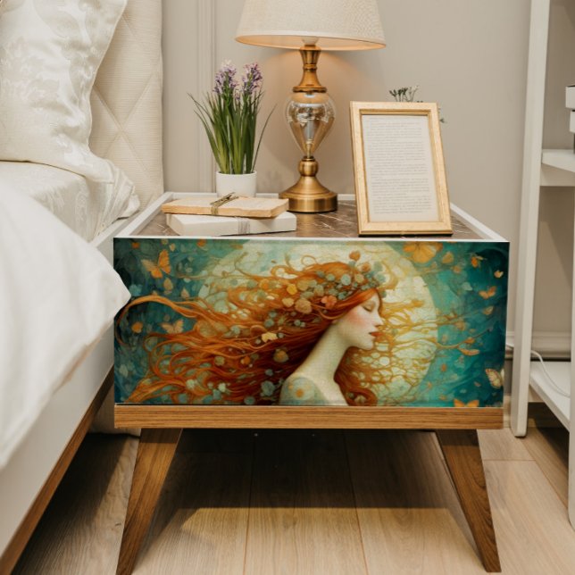 Papel De Seda Autumn Red Hired com Desligamento de Borboletas (Criador carregado)