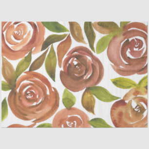 Papel De Seda Autumn Série Floral Design 5