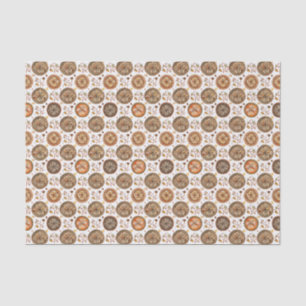 Papel De Seda Autumn Sunburst Citrus e Berries Patterno