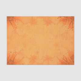 Papel De Seda Autumn Victorian Brown Orange Pattern
