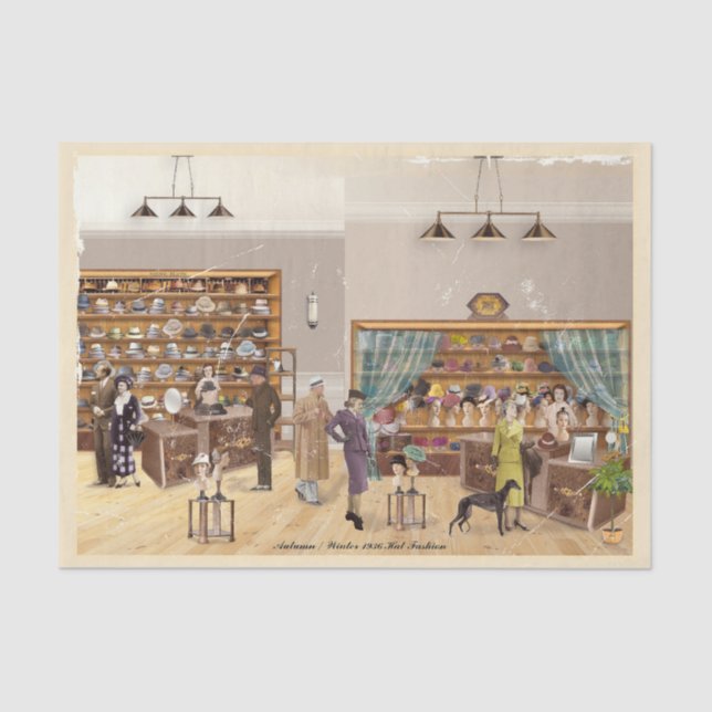 Papel De Seda Autumn - Winter Fashion, 1934 (Frente )