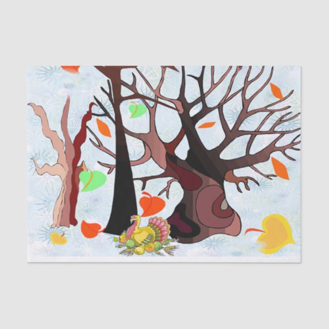 Papel De Seda Autumn Wonderland - (Frente )