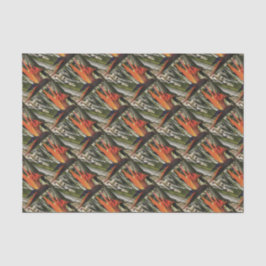 Papel De Seda Ave do Paraíso Strelitzia Reginae - Painti acrílic