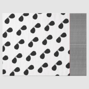 Papel De Seda Aviador - Piloto de Padrões de Óculos Solares Voan